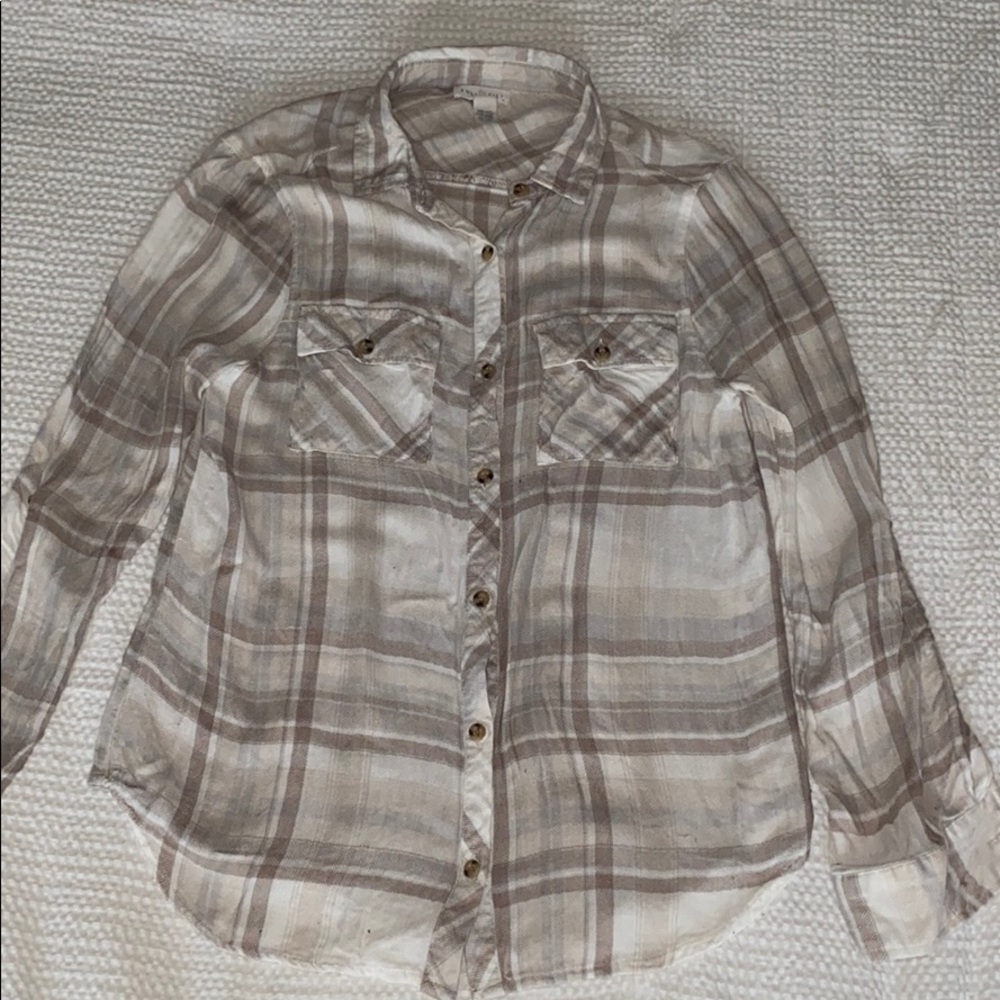 Button Down Plaid Shirt